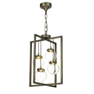 CHISWICK 4 Light Lantern in Antique Brass
